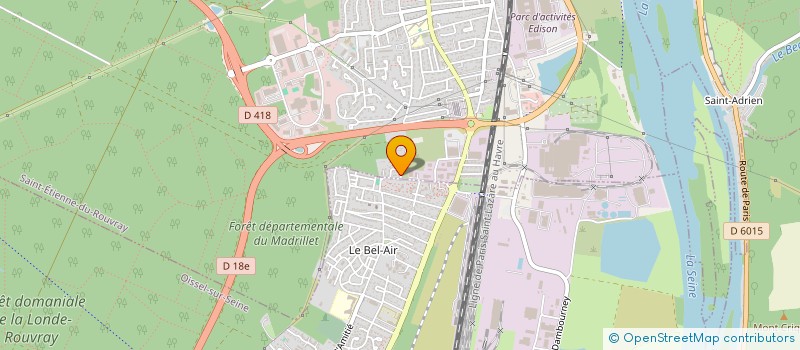 localisation de l'entreprise ELITE IMMOBILIER  SAINT-ETIENNE-DU-ROUVRAY