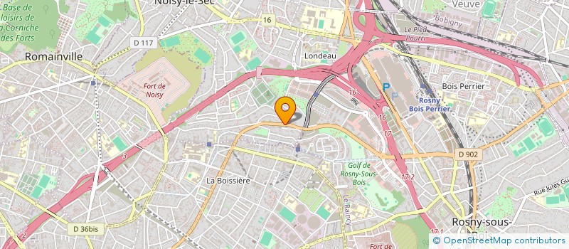 localisation de l'entreprise ELITE INSTALLATIONS à NOISY-LE-SEC