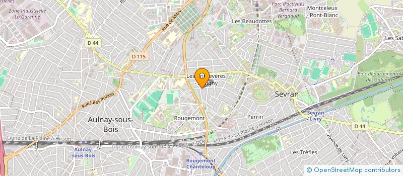 localisation de l'entreprise ELITE INVEST à SEVRAN