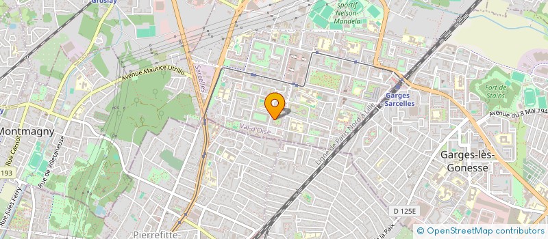 localisation de l'entreprise ELITE JEUNESSE ACADEMY  SARCELLES