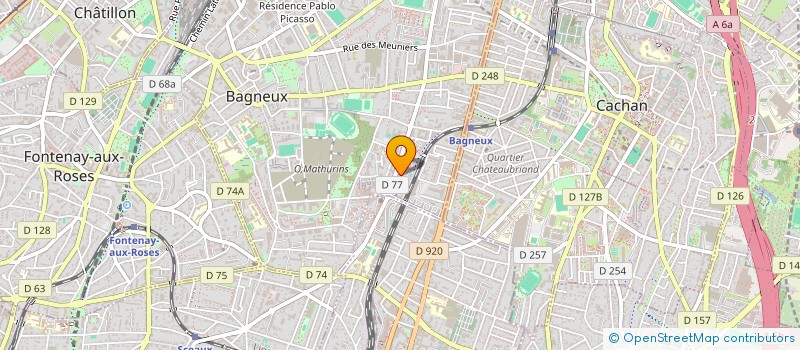 localisation de l'entreprise ELITE LOCATION à BAGNEUX