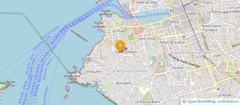 localisation de l'entreprise ELITE MOBILITE TRANSPORT  MARSEILLE