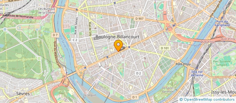 localisation de l'entreprise ELITE MOTORS  BOULOGNE-BILLANCOURT