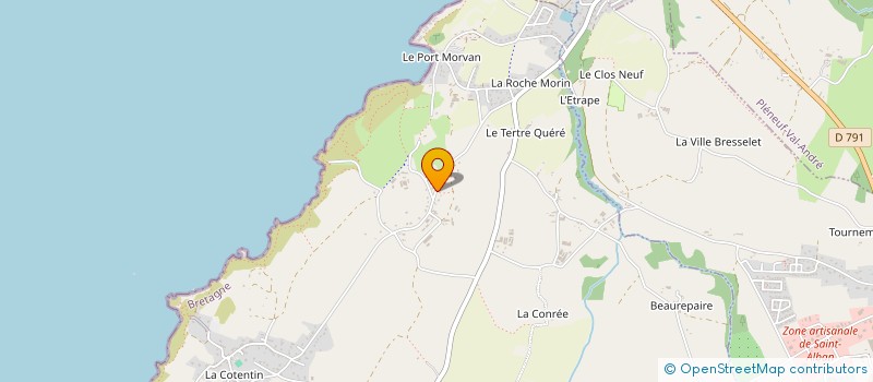 localisation de l'entreprise ELITE NEGOCE SERVICE  LAMBALLE-ARMOR