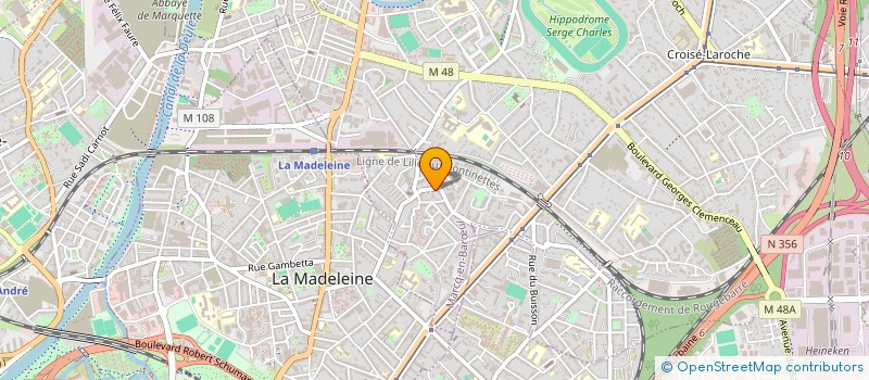 localisation de l'entreprise ELITE OFFICE BY ANA à MARCQ-EN-BARŒUL