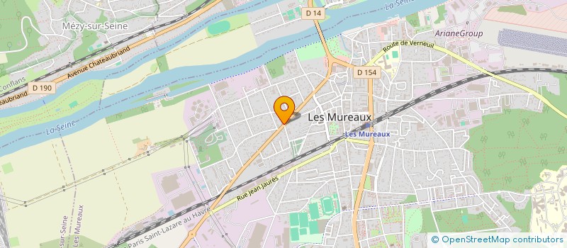 localisation de l'entreprise ELITE ONA & SERVICES à LES MUREAUX