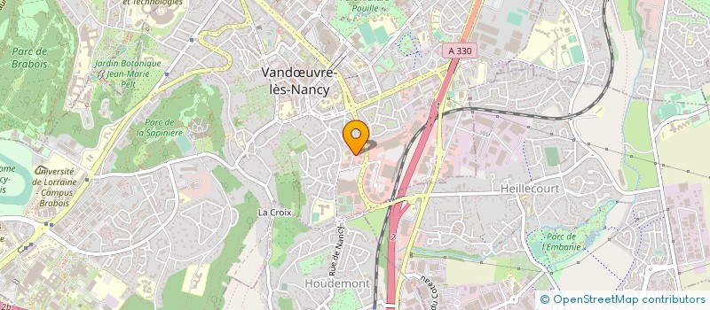 localisation de l'entreprise ELITE OPTICOM  VANDUVRE-LES-NANCY