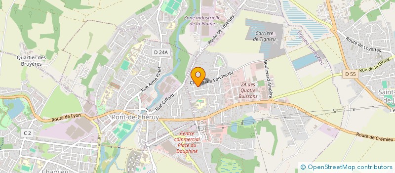 localisation de l'entreprise ELITE PARTNERS  TIGNIEU-JAMEYZIEU