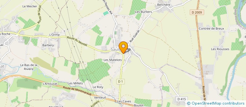 localisation de l'entreprise ELITE PATRIMONIALE  SAULCET