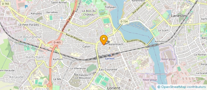 localisation de l'entreprise ELITE PLAC  LORIENT