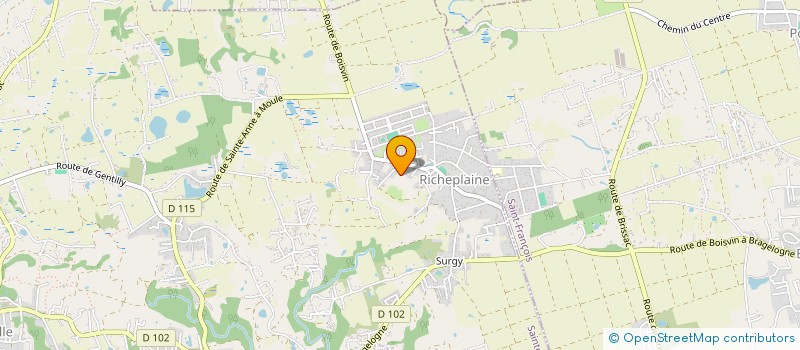 localisation de l'entreprise ELITE PLOMBERIE  SAINTE-ANNE