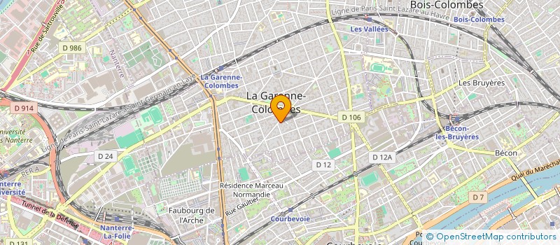 localisation de l'entreprise ELITE-POSE à LA GARENNE-COLOMBES