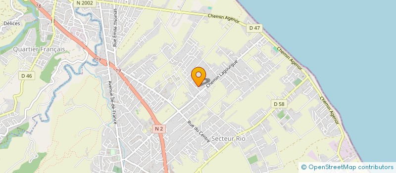 localisation de l'entreprise ELITE PROD974 à SAINT-ANDRE