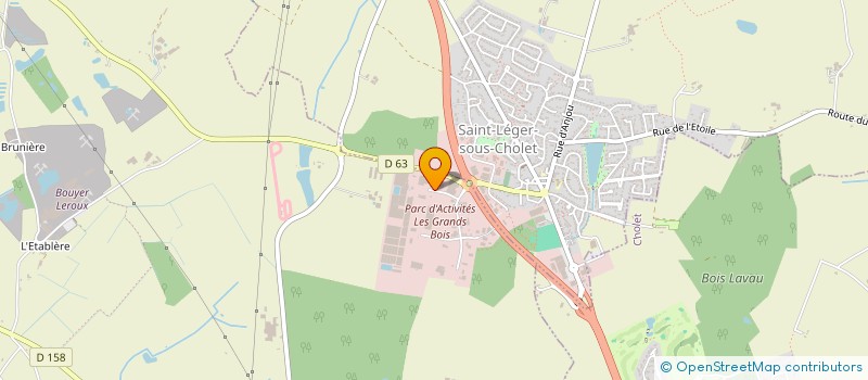 localisation de l'entreprise ELITE PRODUCTION  LA SEGUINIERE