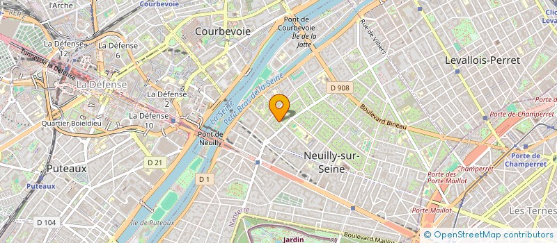 localisation de l'entreprise ELITE RENT PARIS à NEUILLY-SUR-SEINE