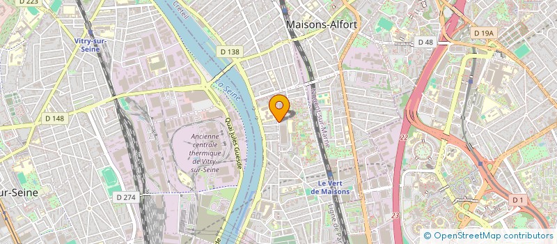 localisation de l'entreprise ELITE RESEAU PRO à ALFORTVILLE