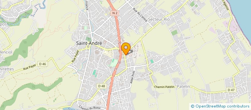 localisation de l'entreprise ELITE REVETEMENT SASU à SAINT-ANDRE