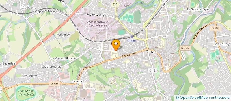 localisation de l'entreprise ELITE SECURITE  DINAN