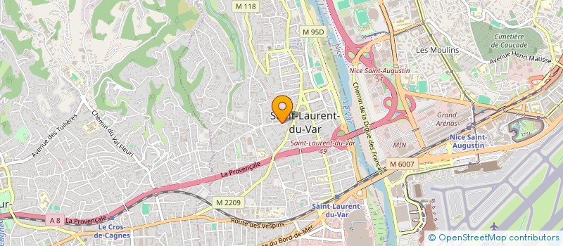 localisation de l'entreprise ELITE SECURITE INCENDIE à SAINT-LAURENT-DU-VAR