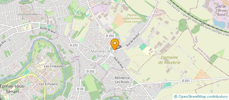 localisation de l'entreprise ELITE-SERVICE  MANDRES-LES-ROSES