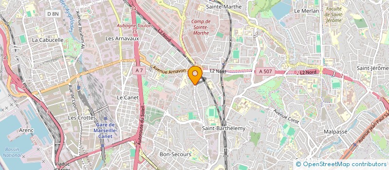 localisation de l'entreprise ELITE STAR SECURITY  MARSEILLE