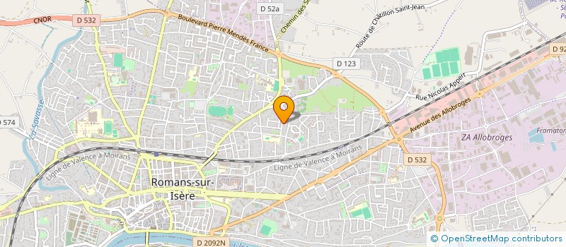 localisation de l'entreprise ELITE STOCK  ROMANS-SUR-ISERE