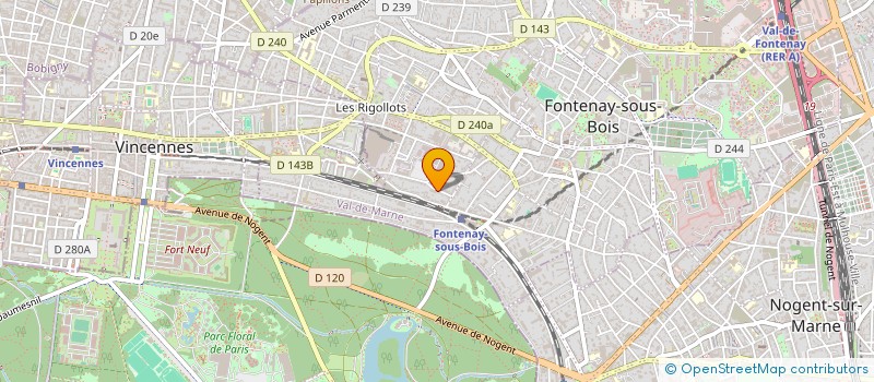 localisation de l'entreprise ELITE SYSTEM à FONTENAY-SOUS-BOIS