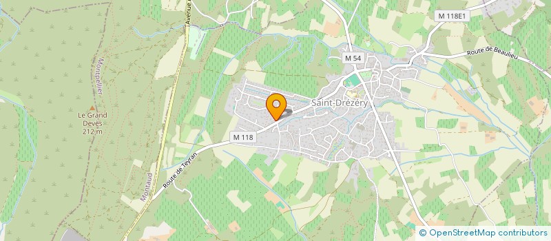 localisation de l'entreprise ELITE TAXI  SAINT-DREZERY