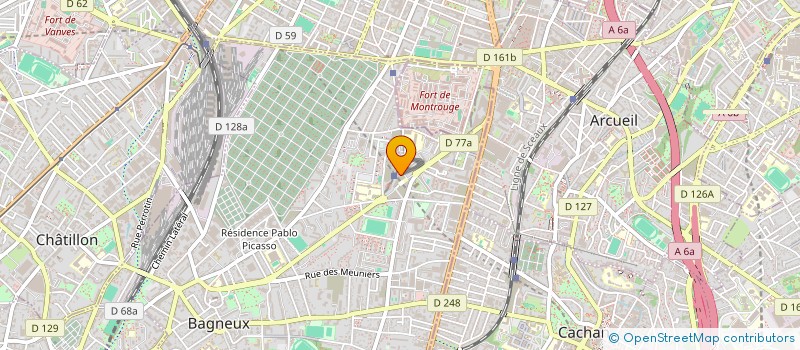 localisation de l'entreprise ELITE TRANSPORT à BAGNEUX
