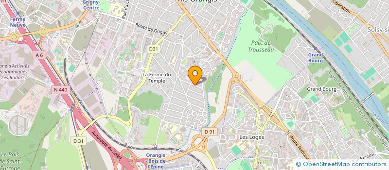 localisation de l'entreprise ELITE TRANSPORT  RIS-ORANGIS