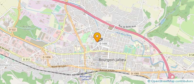 localisation de l'entreprise ELITE TRANSPORT BERTHIER  FRONTONAS