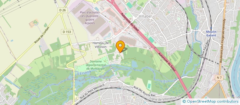 localisation de l'entreprise ELITE TRAVAUX DECO SERVICES  VILLABE