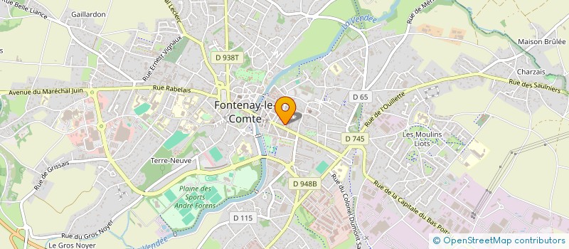 localisation de l'entreprise ELITE TT HOLDING à FONTENAY-LE-COMTE