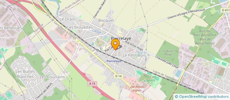 localisation de l'entreprise ELITE VALET  SAINT-LEU-LA-FORET