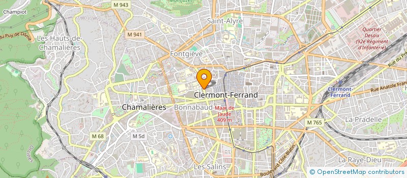 localisation de l'entreprise ELITE VIDEO GRAPHISME à CLERMONT-FERRAND