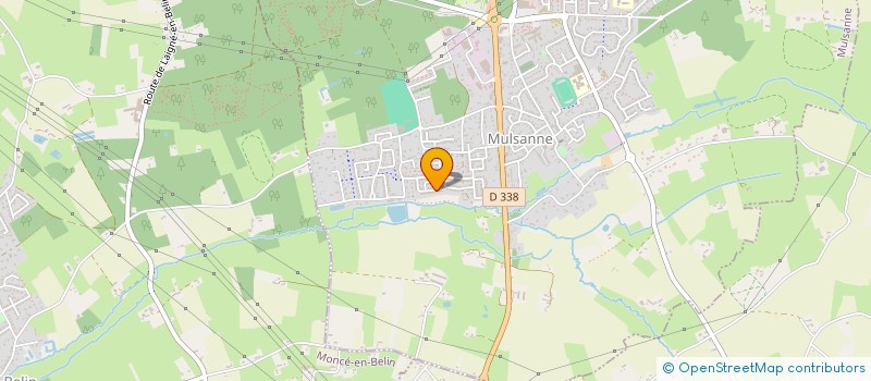 localisation de l'entreprise ELITE VTC à MULSANNE