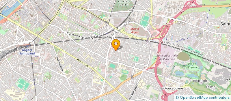 localisation de l'entreprise ELITE VTC SERVICE  ANGERS