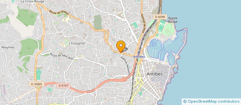 localisation de l'entreprise ELITEAIR  ANTIBES