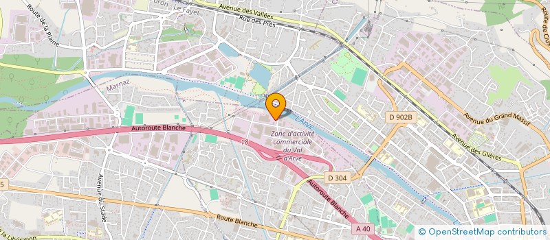 localisation de l'entreprise ELITEC à SCIONZIER