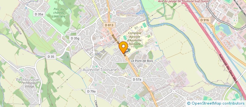 localisation de l'entreprise ELITEDRIVER  AUZEVILLE-TOLOSANE