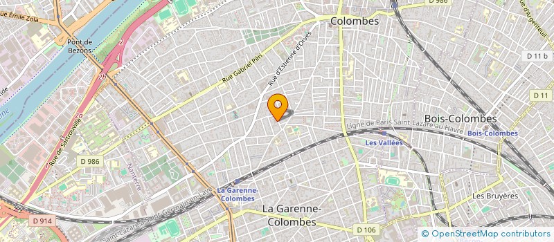 localisation de l'entreprise ELITEK à COLOMBES