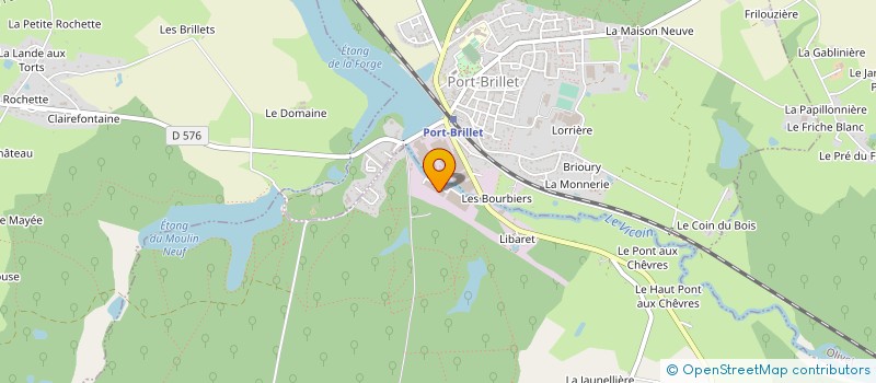 localisation de l'entreprise ELITEL RESEAUX à SAINT-OUEN-DES-TOITS