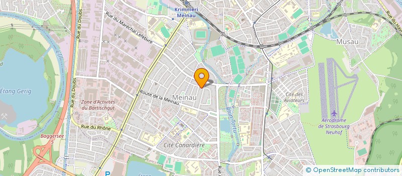 localisation de l'entreprise ELITEPARTNERS à STRASBOURG