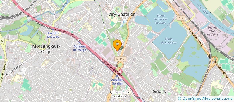 localisation de l'entreprise ELITEROUTES à VIRY-CHATILLON