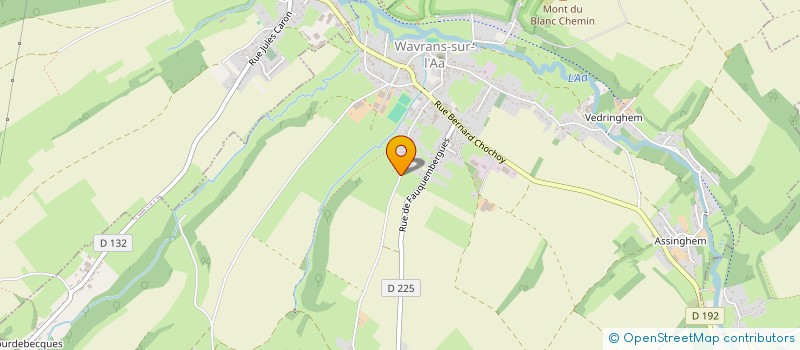 localisation de l'entreprise ELITHE  WAVRANS-SUR-L'AA