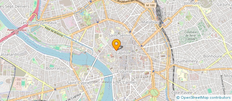 localisation de l'entreprise ELITHEA MIDI PYRENEES à TOULOUSE