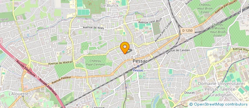 localisation de l'entreprise ELITHENA  PESSAC