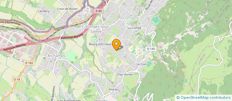 localisation de l'entreprise ELITHERAPY  COLLONGES-SOUS-SALEVE