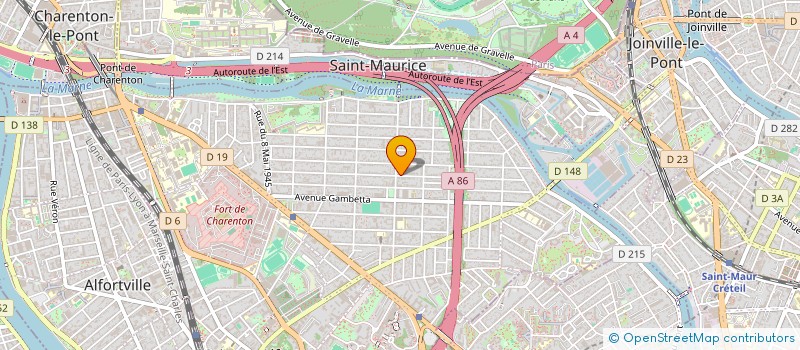localisation de l'entreprise ELITHERM à MAISONS-ALFORT