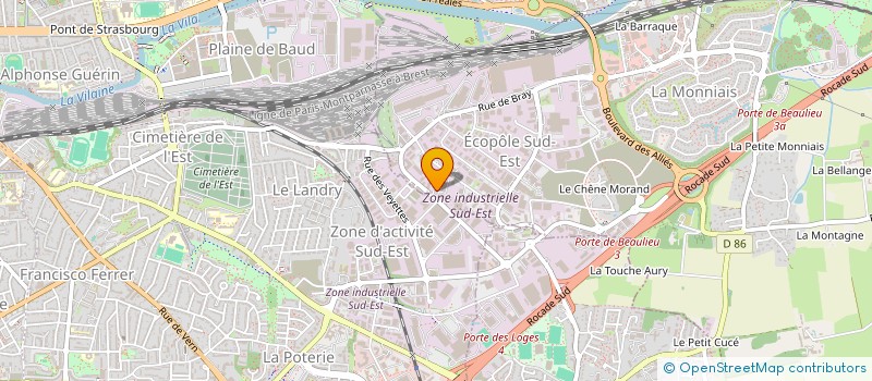 localisation de l'entreprise ELITHERME  CESSON-SEVIGNE